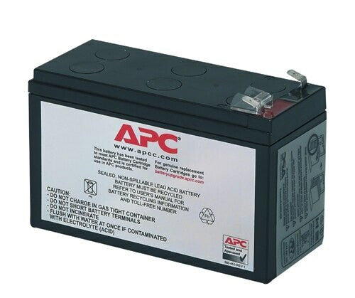 APC Replacement Battery Cartridge, Valve Regulated Lead-Acid Battery, 7Ah, 12Vdc