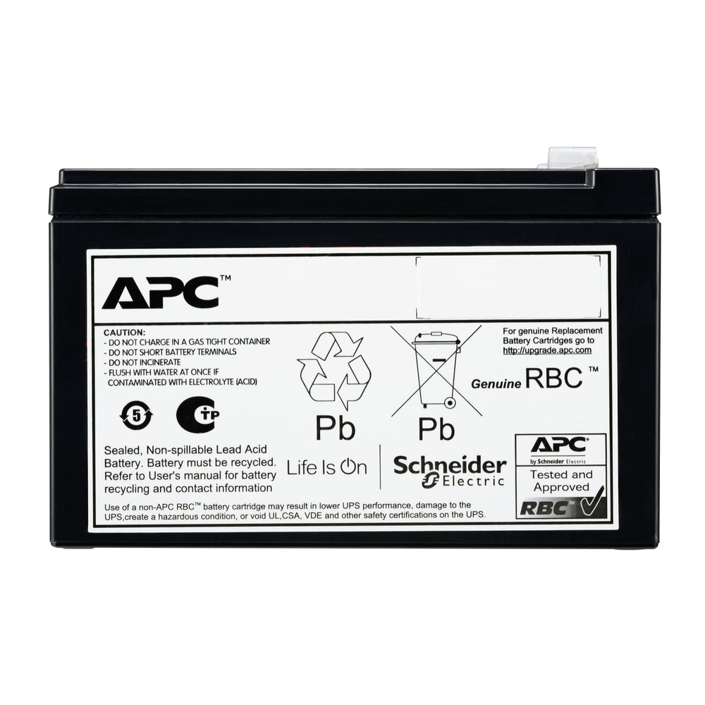 APC Replacement Battery Cartridge, VRLA, 9Ah, 12V DC – Custom Networks